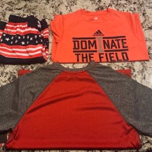 Cherokee Swim Trunks Adidas and Zeroxosur Shirts